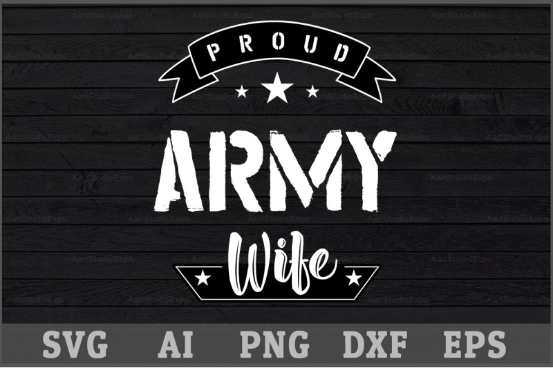 proud-army-wife-svg-design