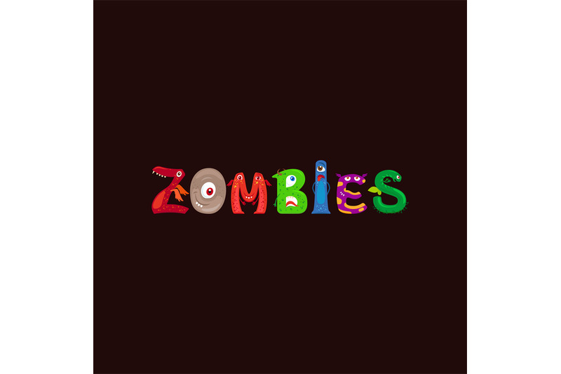 monster-letters-word-zombies-print-design