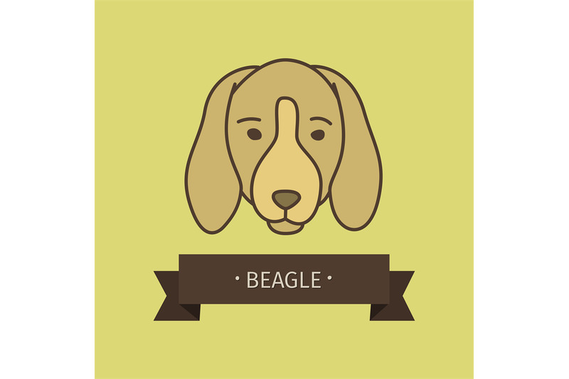 beagle-breed-dog-for-logo-design
