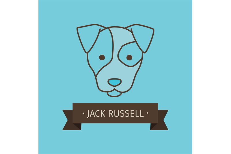 jack-russel-breed-dog-logo-design