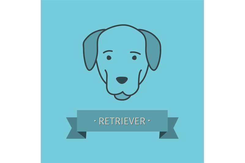 retriever-breed-dog-for-logo-design