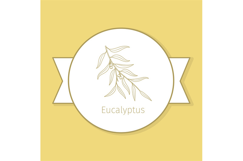 eucaluptus-medicine-plant-yellow-label