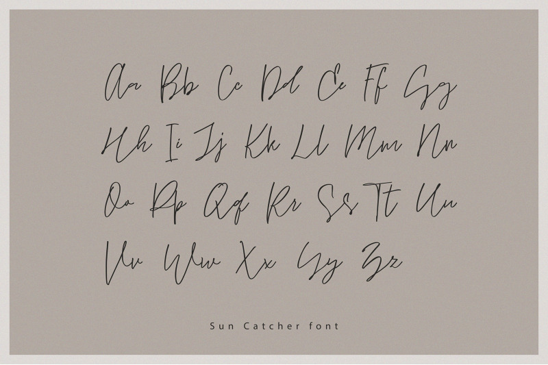 sun-catcher-handwritten-script