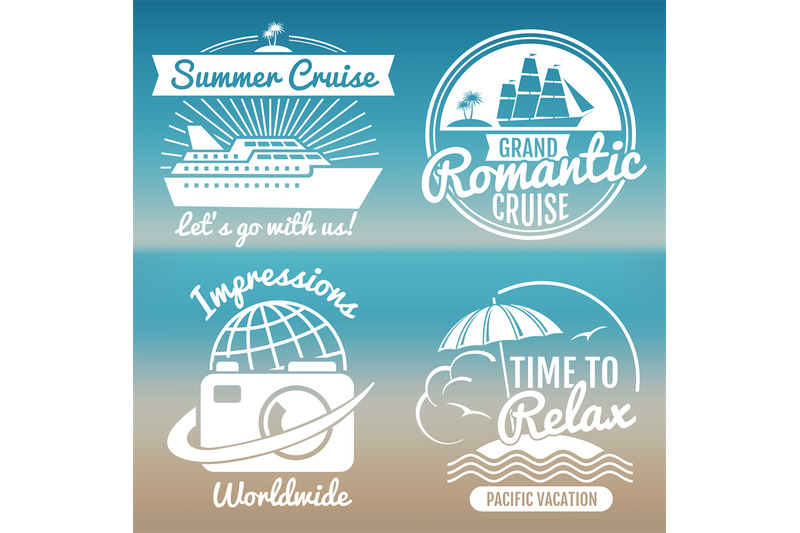 white-vintage-vacation-logo-set-summer-travel