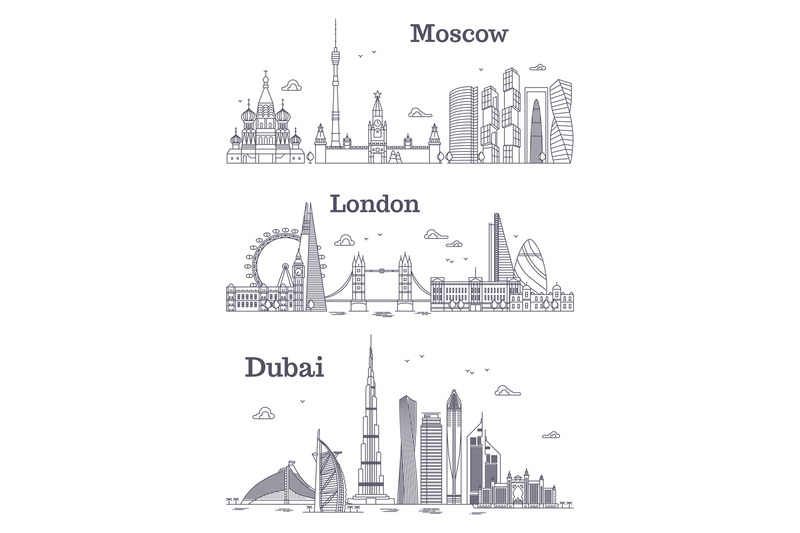 moscow-london-dubai-linear-landmark