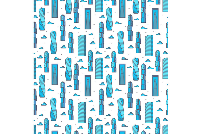 modern-skylines-and-clouds-seamless-pattern