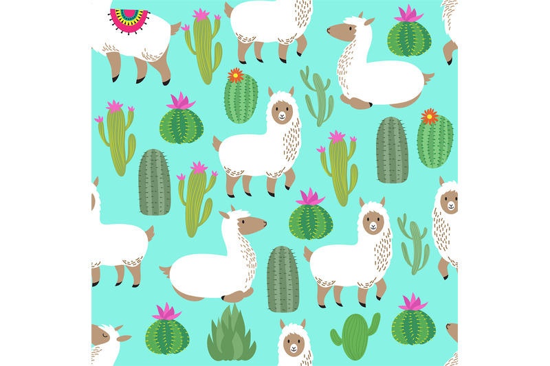 alpaca-seamless-vector-pattern-cute-llama-baby-repetitive-background