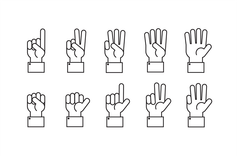 hand-with-counting-fingers-vector-line-symbols