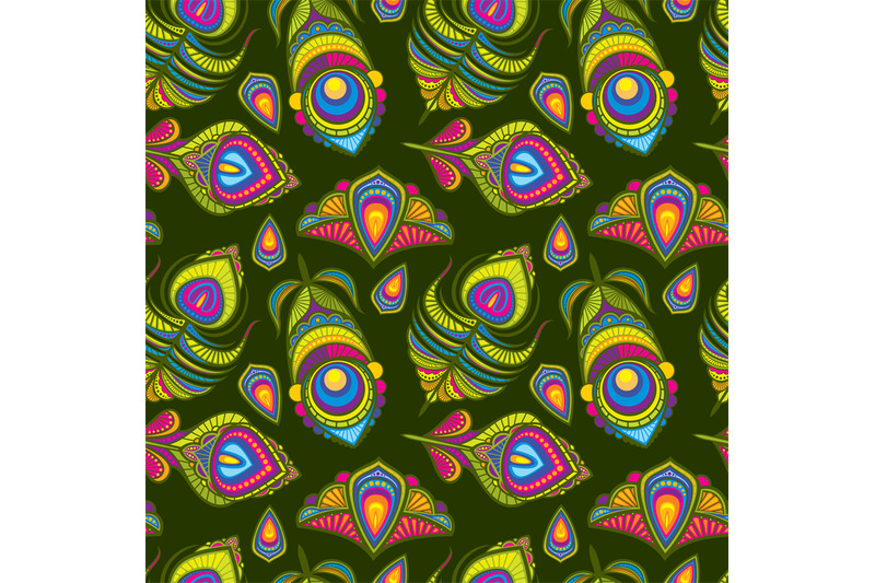 peacock-bird-feathers-vector-indian-traditional-seamless-pattern