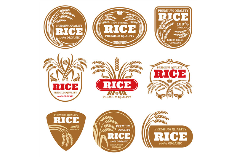 paddy-grain-organic-rice-labels-healthy-food-vector-logos-isolated