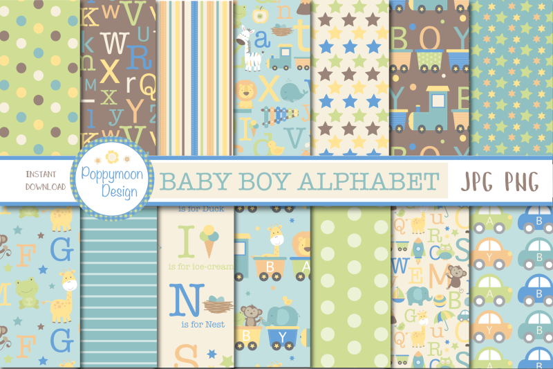 baby-boy-alphabet-paper