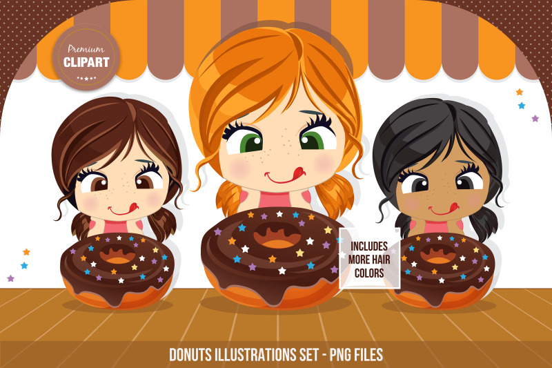 donuts-clipart-sweets-illustrations