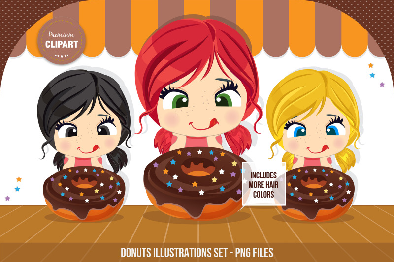 donuts-clipart-sweets-illustrations