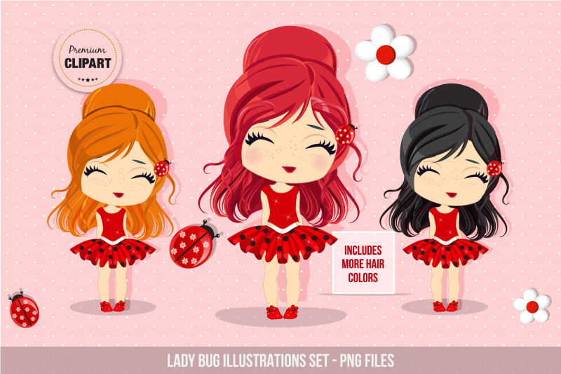 ladybug-clipart-summer-time-illustrations