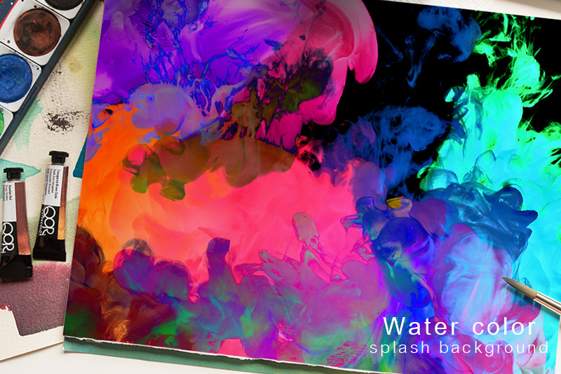 water-color-splash-background