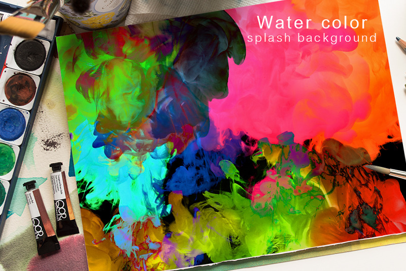 water-color-splash-background