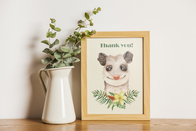 mexican-little-animals-and-plants-watercolor-clipart