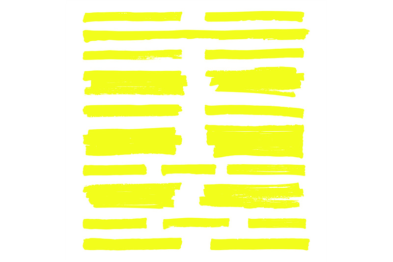 hand-drawn-yellow-highlight-marker-lines-highlighter-strokes-isolated