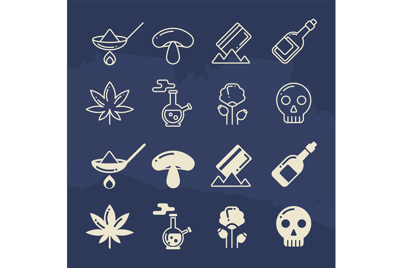 line-and-silhouette-icons-of-illegal-drug