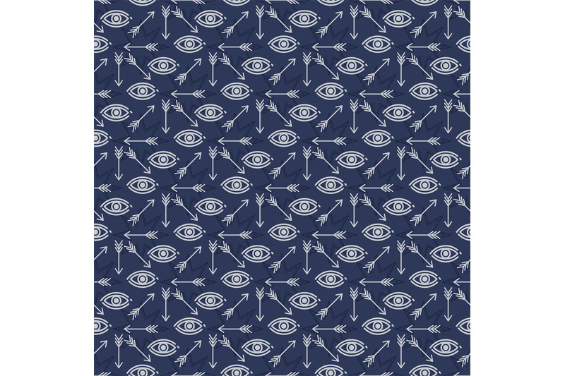 seamless-pattern-design-with-stars-eyes-and-arrows