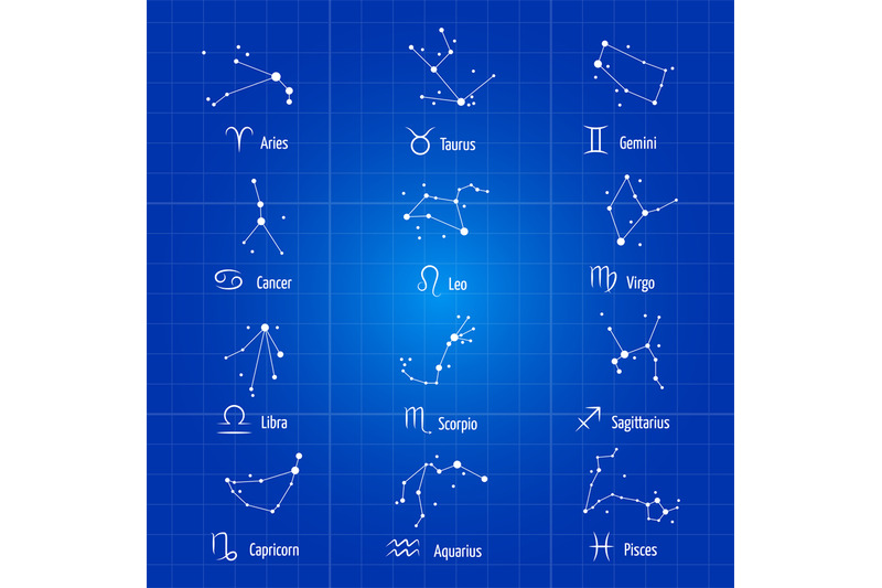 white-zodiac-signs-horoscope-symbols-astrology-icons-zodiacal-constell