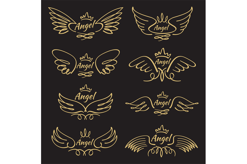 elegant-angel-golden-flying-wings-on-black-background