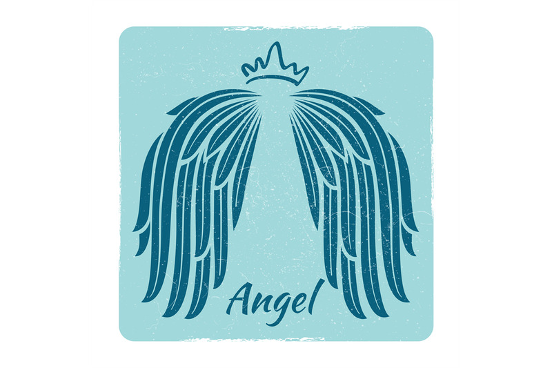 elegant-grunge-emblem-with-angel-wings
