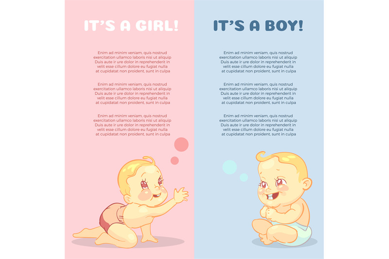 baby-shower-greetings-card-or-banners-with-cute-cartoon-babies