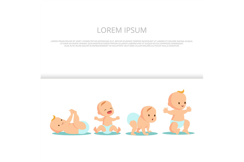 first-babys-steps-banner-design-cute-baby-background