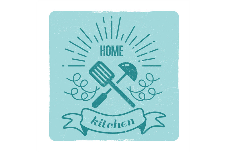 home-kitchen-home-cooking-label-design