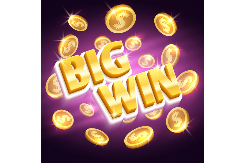 big-win-money-prize-winning-gambling-vector-concept-with-golden-dolla