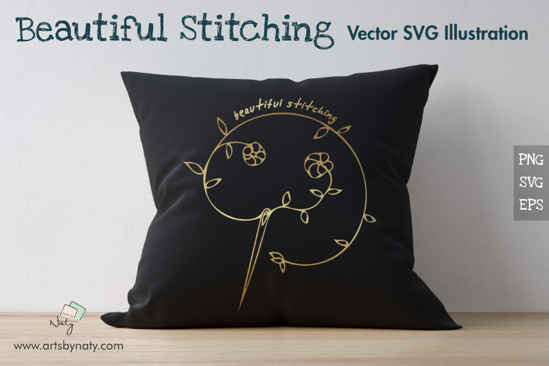 beautiful-stitching-vector-svg-illustration