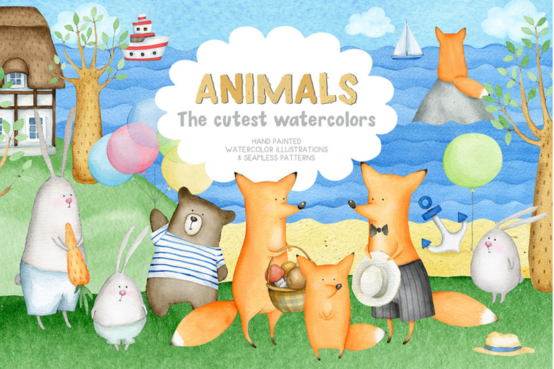 animals-cutest-watercolors