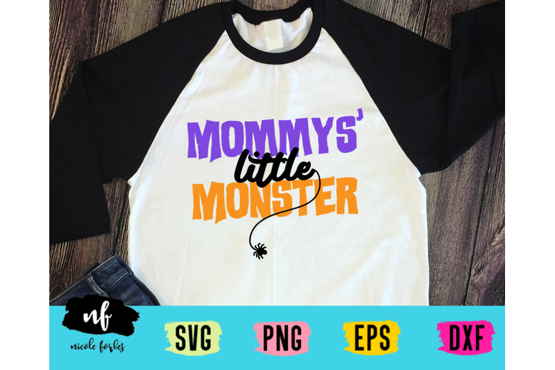 mommy-039-s-little-monster-svg-cut-file