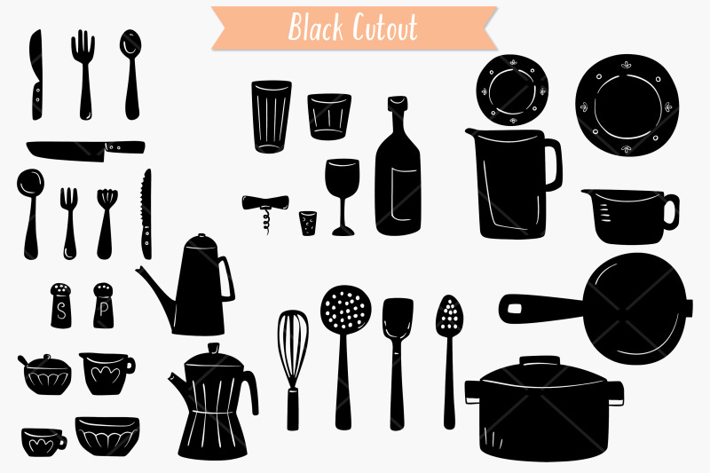 kitchen-items-hand-drawn-household-cooking-doodles