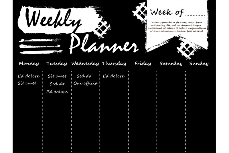 black-and-white-weekly-planner-template