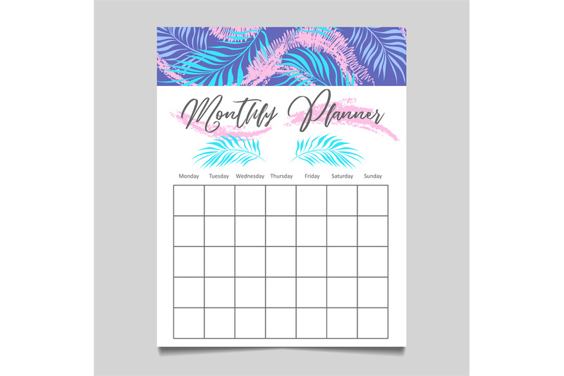 monthly-planner-template-design