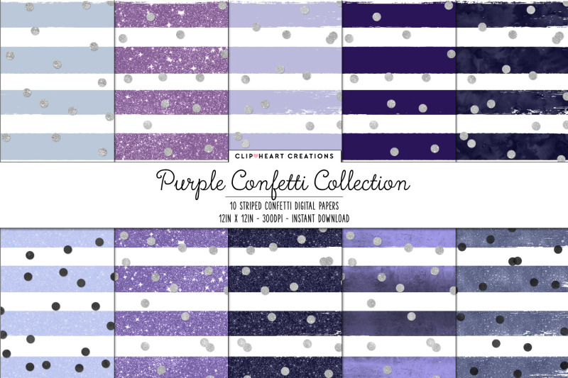 purple-stripe-amp-silver-nbsp-confetti-digital-papers