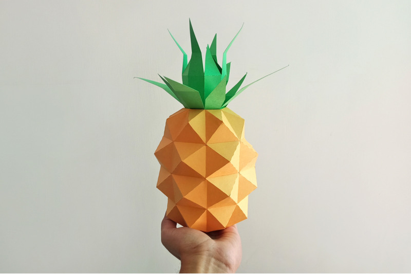 diy-pineapple-model-3d-papercraft