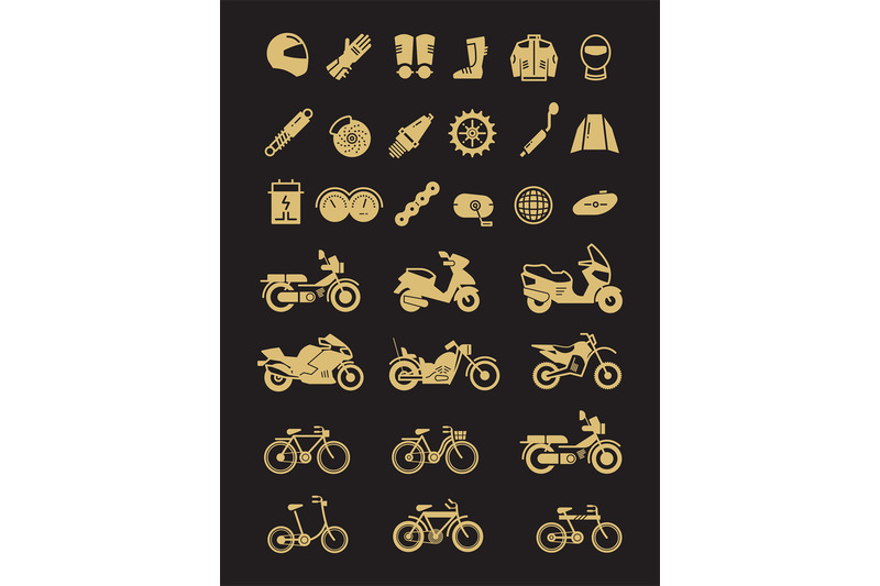 racing-motorcycle-bicycle-motorbike-parts-and-transportation-vector