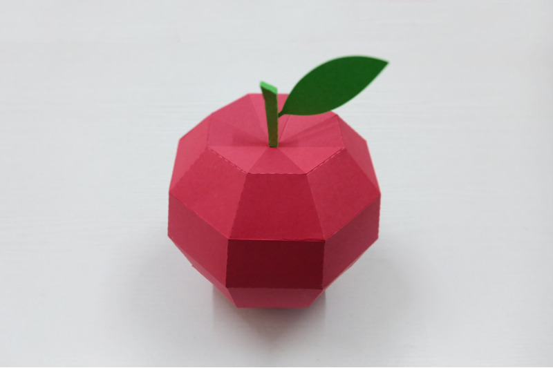 diy-apple-model-3d-papercraft