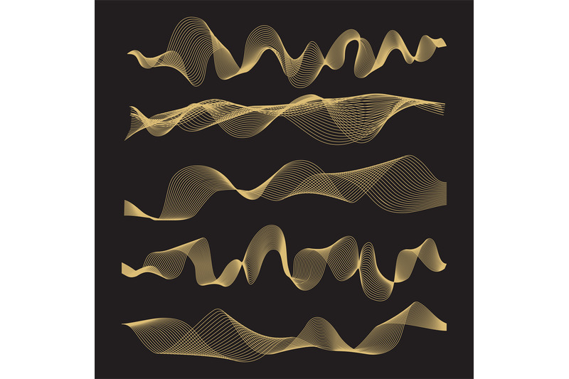 abstract-waves-vector-set-on-black-background