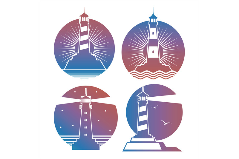 modern-bright-lighthouses-emblems-or-logos