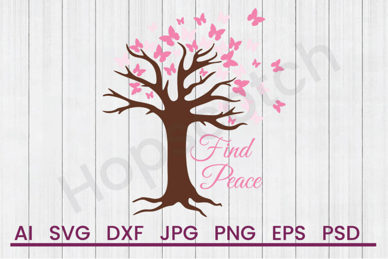 find-peace-svg-file-dxf-file