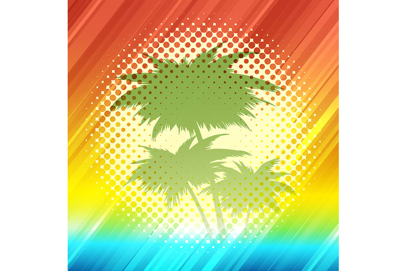 summer-tropical-background-in-retro-style