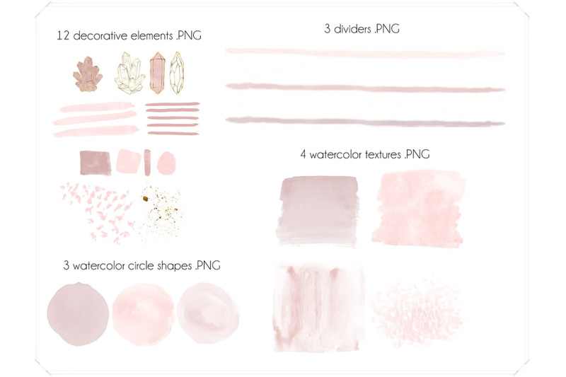 blush-pink-watercolor-and-gold-design-kit