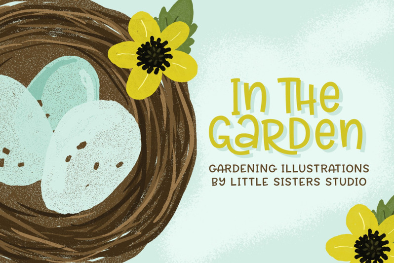 in-the-garden-illustrations