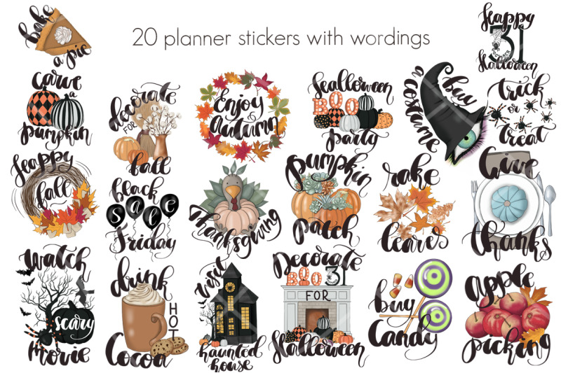 fall-planner-icons-clipart-kit