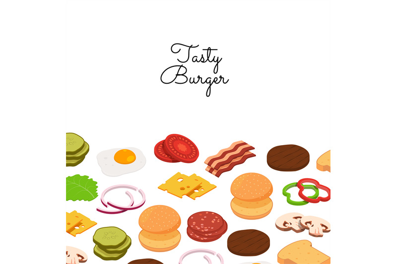 vector-burger-ingredients-background-with-place-for-text-illustration