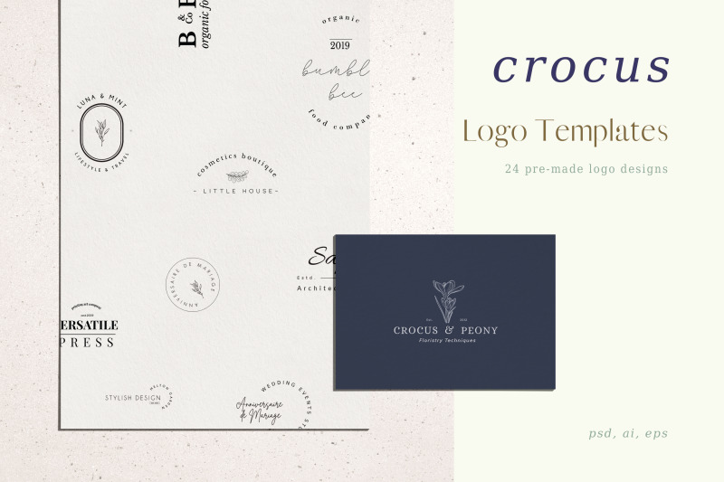crocus-pre-made-logo-set-of-24-logos
